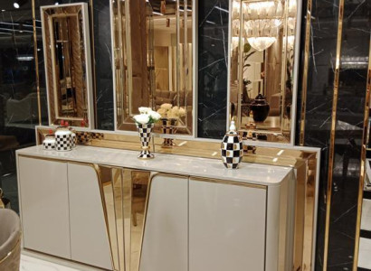 Luxurious modern chest of drawers with 3x mirror exclusive design and high quality
